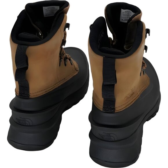North Face Men's Chilkat V Insulated Snow Boot, Brown/Black, Size 8 - Picture 3 of 6